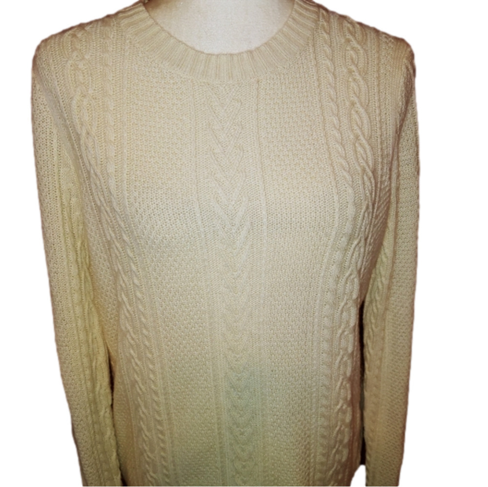 J. Crew Wool Blend Ivory Sweater S
